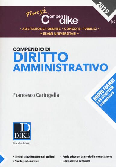 Immagine di COMPENDIO DI DIRITTO AMMINISTRATIVO 2019