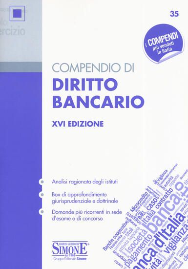 Immagine di COMPENDIO DI DIRITTO BANCARIO 2019