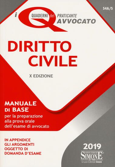 Immagine di DIRITTO CIVILE 2019. MANUALE DI BASE