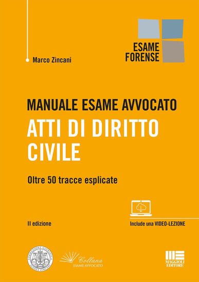 Immagine di MANUALE ESAME DI AVVOCATO 2019. ATTI DI DIRITTO CIVILE