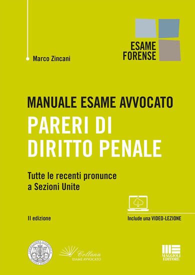 Immagine di PARERI DI DIRITTO PENALE. OLTRE 40 TRACCE ESPLICATE. MANUALE ESAME AVVOCATO