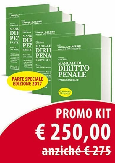 Immagine di KIT MANUALE SUPERIORE PENALE PARTE GENERALE + MANUALI DI PENALE PARTE SPECIALE EDIZIONE 2017