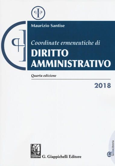 Immagine di COORDINATE ERMENEUTICHE DI DIRITTO AMMINISTRATIVO 2018