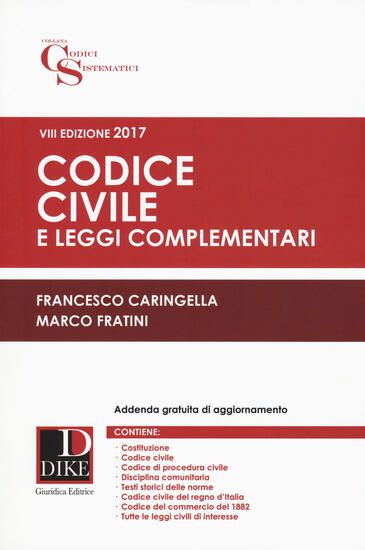 Immagine di CODICE CIVILE E LEGGI COMPLEMENTARI 2017