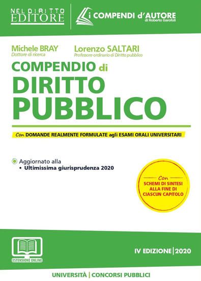 Immagine di COMPENDIO DI DIRITTO PUBBLICO 2020