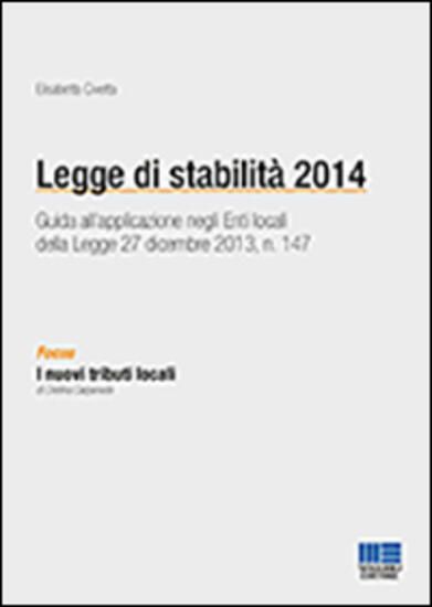 Immagine di LEGGE DI STABILITA` 2014