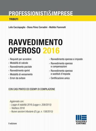 Immagine di RAVVEDIMENTO OPEROSO 2016