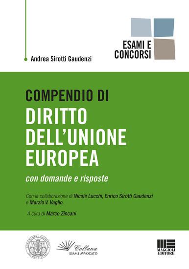 Immagine di COMPENDIO DI DIRITTO DELL`UNIONE EUROPEA 2020