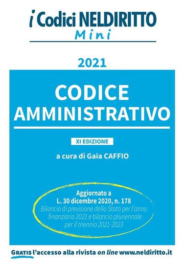 Immagine di MINI CODICE AMMINISTRATIVO 2021