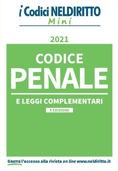 Immagine di MINI CODICE PENALE E LEGGI COMPLEMENTARI 2021