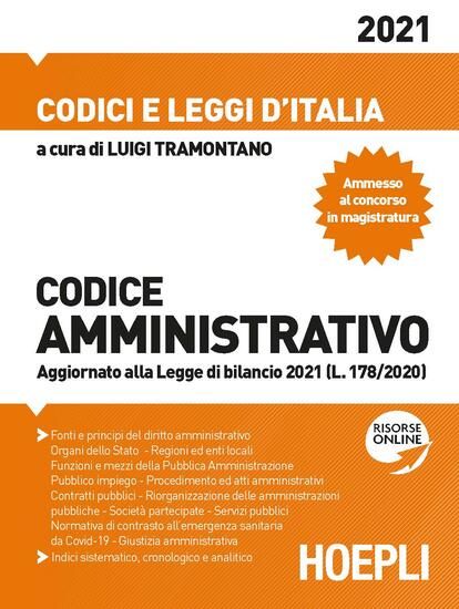 Immagine di CODICE AMMINISTRATIVO 2021