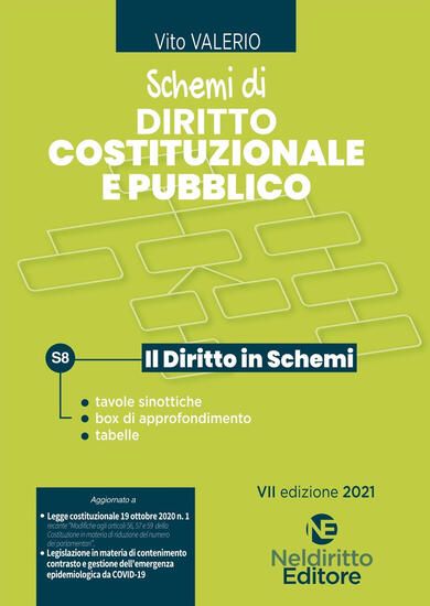 Immagine di SCHEMI DI DIRITTO COSTITUZIONALE E PUBBLICO 2021