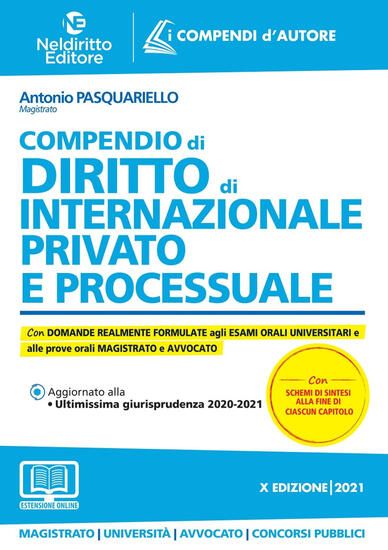 Immagine di COMPENDIO DI DIRITTO INTERNAZIONALE PRIVATO E PROCESSUALE. 2021