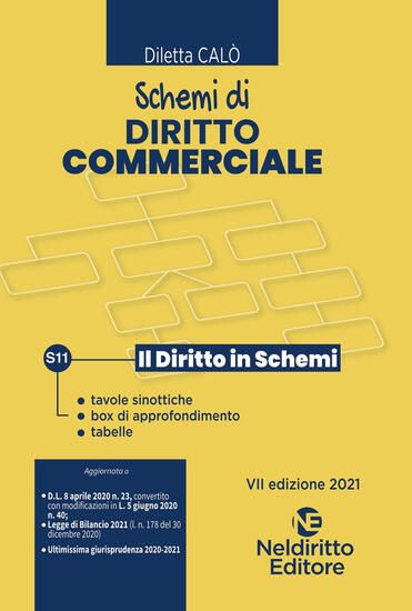 Immagine di SCHEMI DI DIRITTO COMMERCIALE. 2021