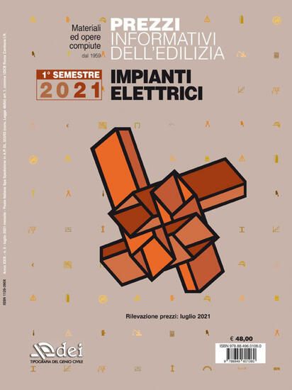 Immagine di PREZZI INFORMATIVI DELL`EDILIZIA. IMPIANTI ELETTRICI. I SEMESTRE 2021