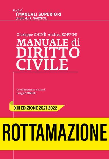 Immagine di MANUALE SUPERIORE DI DIRITTO CIVILE 2021-2022. NUOVA EDIZ.