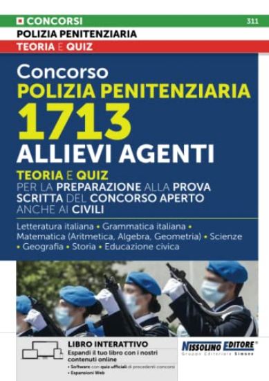 Immagine di CONCORSO POLIZIA PENITENZIARIA 1713 ALLIEVI AGENTI. TEORIA E QUIZ