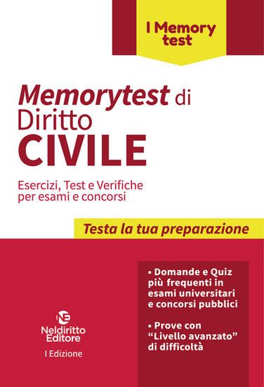 Immagine di MEMORYTEST DI DIRITTO CIVILE