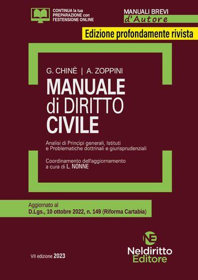 Immagine di MANUALE DI DIRITTO CIVILE. CON ESPANSIONE ONLINE 2023