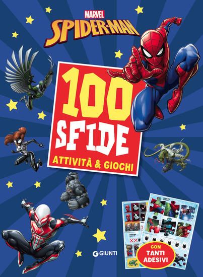 Immagine di SPIDERMAN. MARVEL. 100 SFIDE. ATTIVITA` E GIOCHI. STICKER SPECIAL COLOR