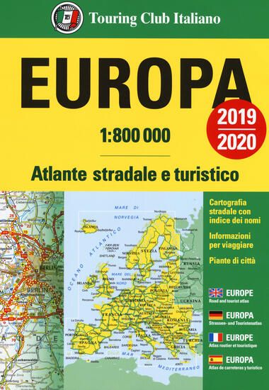 Immagine di EUROPA. ATLANTE STRADALE E TURISTICO 1:800.000