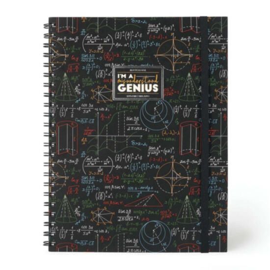 Immagine di LARGE SPIRAL NOTEBOOK, GENIUS