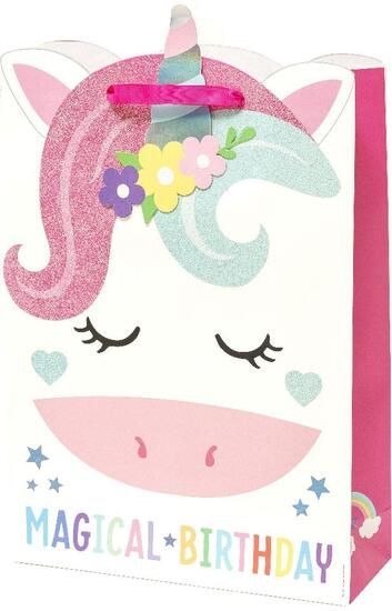 Immagine di SACCHETTO REGALO LEGAMI GIFT BAG X-LARGE UNICORNO