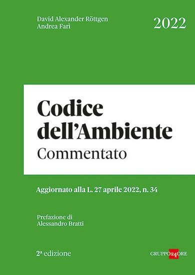 Immagine di CODICE DELL`AMBIENTE 2022 COMMENTATO