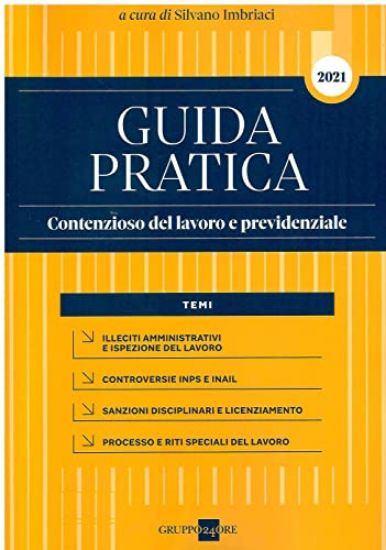 Immagine di GUIDA PRATICA CONTENZIOSO DEL LAVORO E PREVIDENZIALE