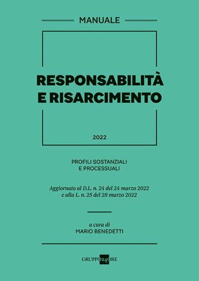 Immagine di RESPONSABILITA` E RISARCIMENTO 2022