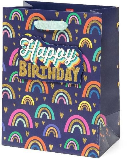 Immagine di SACCHETTO REGALO MEDIUM HB RAINBOW. ARCOBALENO