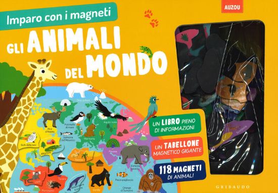 Immagine di ANIMALI DEL MONDO. IMPARO CON I MAGNETI. EDIZ. A COLORI. CON GADGET