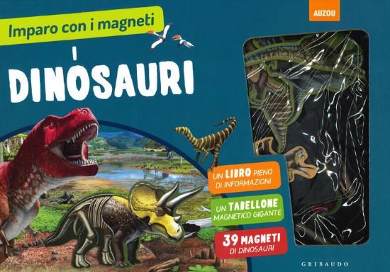 Immagine di DINOSAURI. IMPARO CON I MAGNETI. EDIZ. A COLORI. CON GADGET