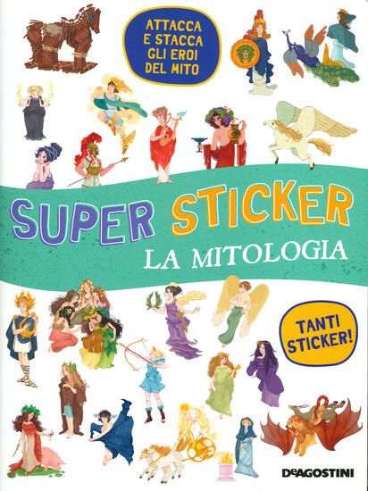 Immagine di MITOLOGIA SUPER STICKER. EDIZ. A COLORI (LA)