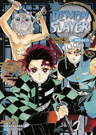 Immagine di DEMON SLAYER. KIMETSU NO YAIBA. LIBRO DA COLORARE. EDIZ. INDACO