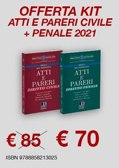 Immagine di KIT: ATTI E PARERI DI DIRITTO CIVILE-ATTI E PARERI DI DIRITTO PENALE