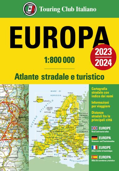 Immagine di EUROPA. ATLANTE STRADALE E TURISTICO 1:800.000