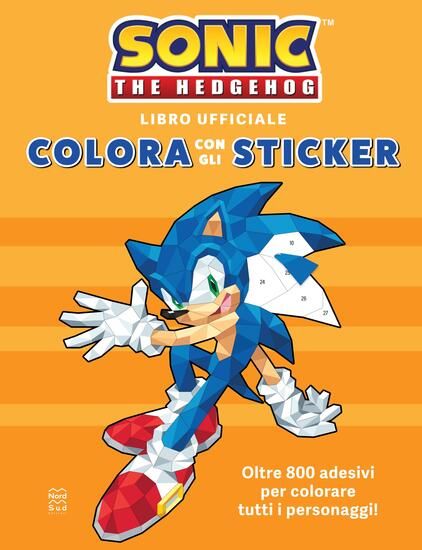 Immagine di SONIC THE HEDGEHOG. COLORA CON GLI STICKER. EDIZ. A COLORI