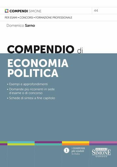 Immagine di COMPENDIO DI ECONOMIA POLITICA 2023