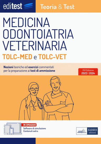 Immagine di EDITEST. MANUALE DI TEORIA. MEDICINA, ODONTOIATRIA, VETERINARIA TOLC-MED E TOLC-VET. CON CONTENU...