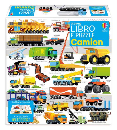 Immagine di CAMION. LIBRO E PUZZLE. EDIZ. A COLORI. CON PUZZLE