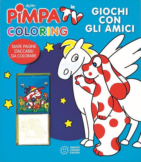 Immagine di GIOCHI CON GLI AMICI. PIMPA IN TV. COLORING. EDIZ. ILLUSTRATA. CON GADGET - VOLUME 2