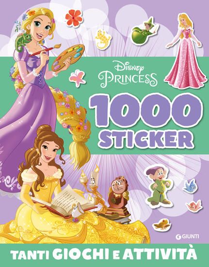 Immagine di 1000 STICKER. DISNEY PRINCESS. EDIZ. A COLORI