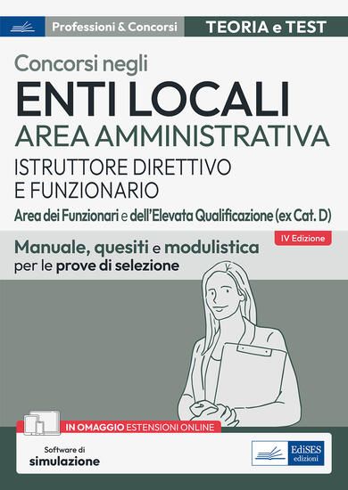 Immagine di ISTRUTTORE DIRETTIVO E FUNZIONARI (EX CAT. D). CON SOFTWARE DI SIMULAZIONE