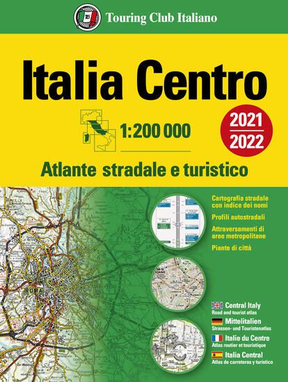 Immagine di ATLANTE STRADALE ITALIA CENTRO 1:200.000