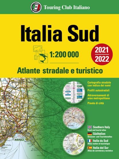 Immagine di ATLANTE STRADALE ITALIA SUD 1:200.000