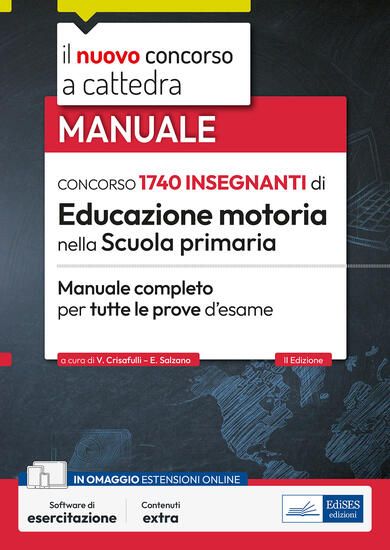 Immagine di CONCORSO 1740 EDUCAZIONE MOTORIA SCUOLA PRIMARIA. MANUALE