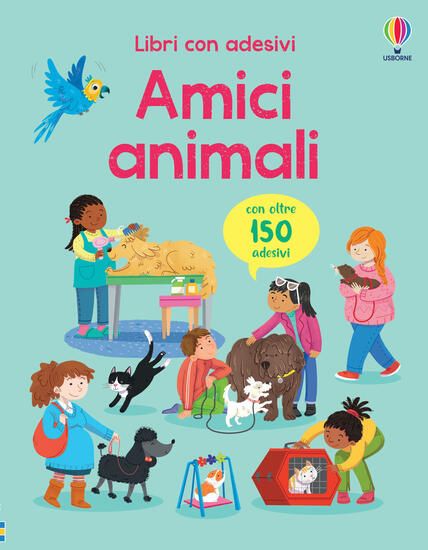 Immagine di AMICI ANIMALI. LIBRI CON ADESIVI. EDIZ. A COLORI