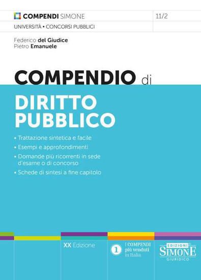 Immagine di COMPENDIO DI DIRITTO PUBBLICO