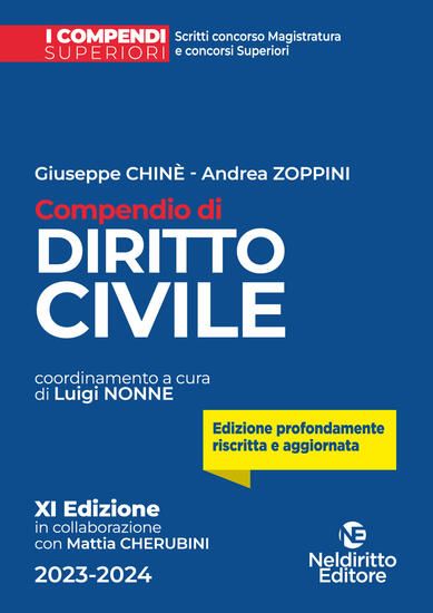 Immagine di COMPENDIO DI DIRITTO CIVILE 2023-2024